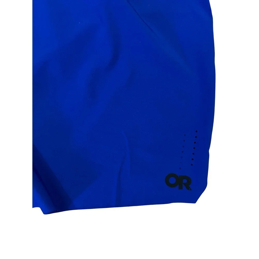 Outdoor Research Swift Lite Shorts Mens LARGE BLUE Reflective Lined EUC